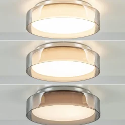 Plafondlamp Clear 35cm IP44 3-switchdim>Straluma Online