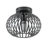 Plafondlamp donut klein draad zwart 25cm>Straluma Clearance