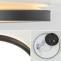 Plafondlamp Tuco 30cm zwart 3-step dim><noscript><img width=