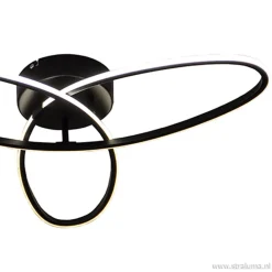 Plafondlamp 3-v eclips zwart 3-st.dimb.><noscript><img width=