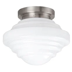 Plafondlamp York art deco opaal glas>Straluma Best