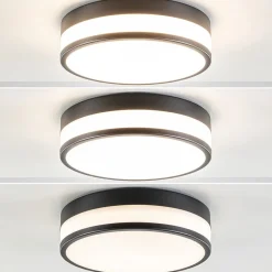 Plafondlamp zwart opaal glas 3-step dim>Straluma Store