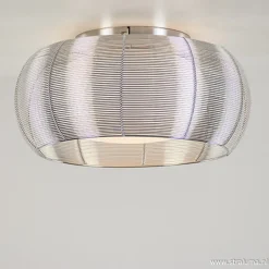 Plafondlamp-plafonnière glas en chroom>Straluma Best