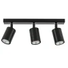 Plafondspot 3l balk zwart gu10>Straluma Hot