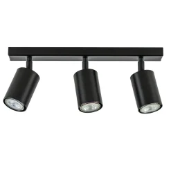 Plafondspot 3l balk zwart gu10>Straluma Hot