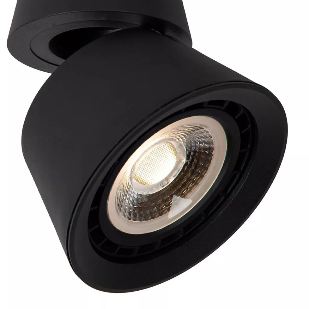 Plafondspot 1l zwart gu10-111>Straluma Discount