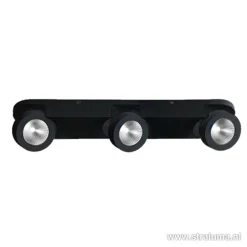 Plafondspot Montreal 3L balk zwart 3000k>Straluma Cheap