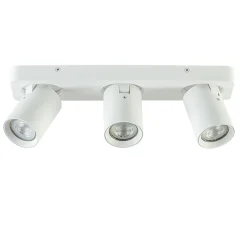 Plafondspot Oliver 3L balk wit gu10>Straluma Clearance