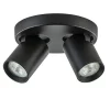 Plafondspot Oliver 2L rond zwart gu10>Straluma Clearance