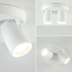 Plafondspot Oliver 2L rond tube wit gu10><noscript><img width=