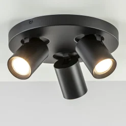 Plafondspot Oliver 3L rond zwart gu10>Straluma Flash Sale
