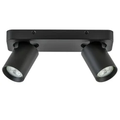 Plafondspot Oliver 2L zwart balk+tubes>Straluma Discount