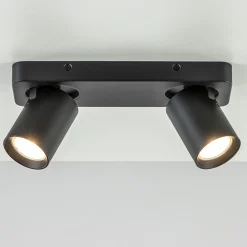 Plafondspot Oliver 2L zwart balk+tubes>Straluma Discount