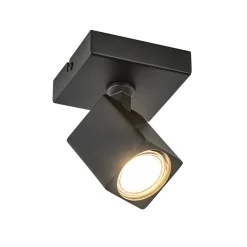 Plafondspot Quadro 1L zwart gu10>Straluma Cheap