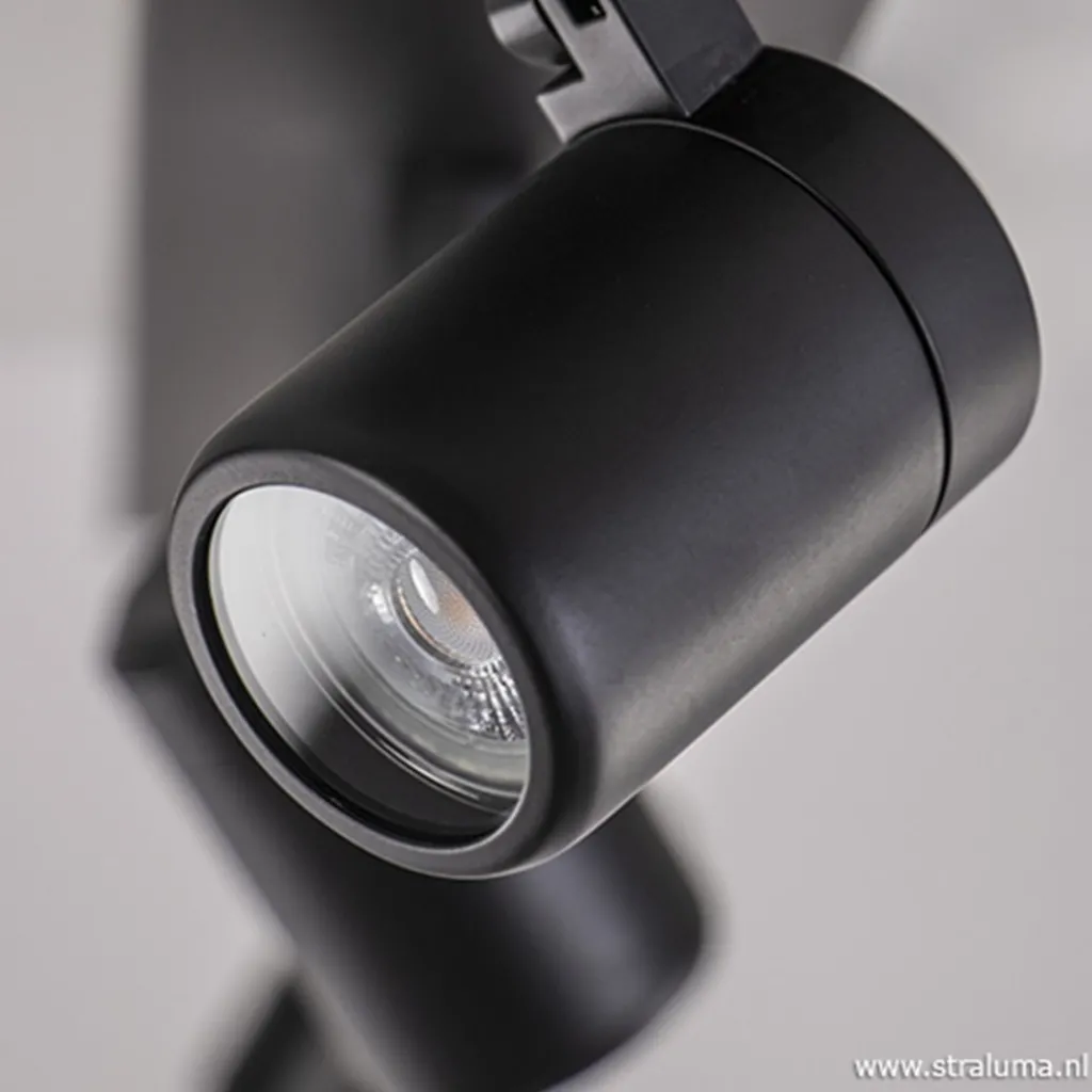 Plafondspot Rain 3L balk zwart gu10 IP44>Straluma Outlet