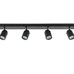 Plafondspot Razza 4L balk zwart gu10>Straluma Store