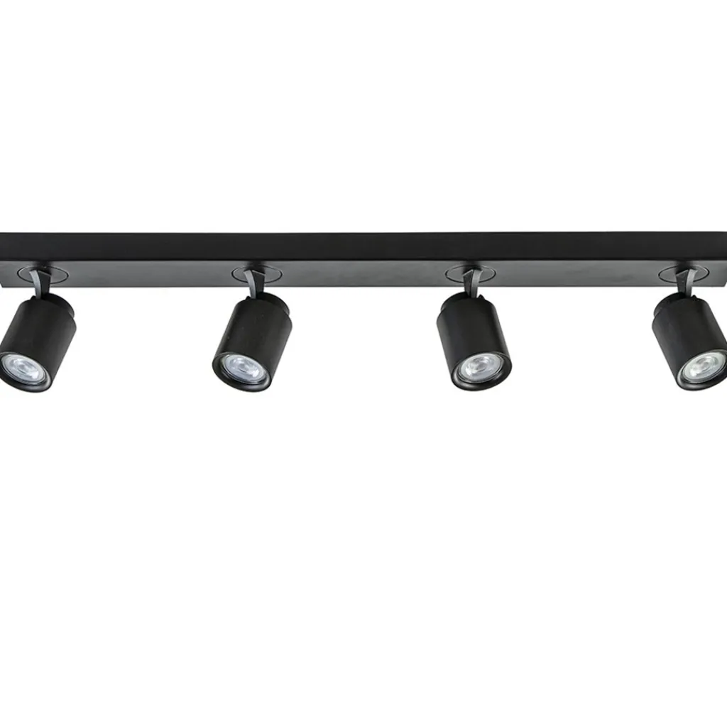 Plafondspot Razza 4L balk zwart gu10>Straluma Store