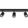 Plafondspot Razza 3L balk zwart gu10>Straluma Cheap