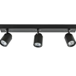 Plafondspot Razza 3L balk zwart gu10>Straluma Cheap