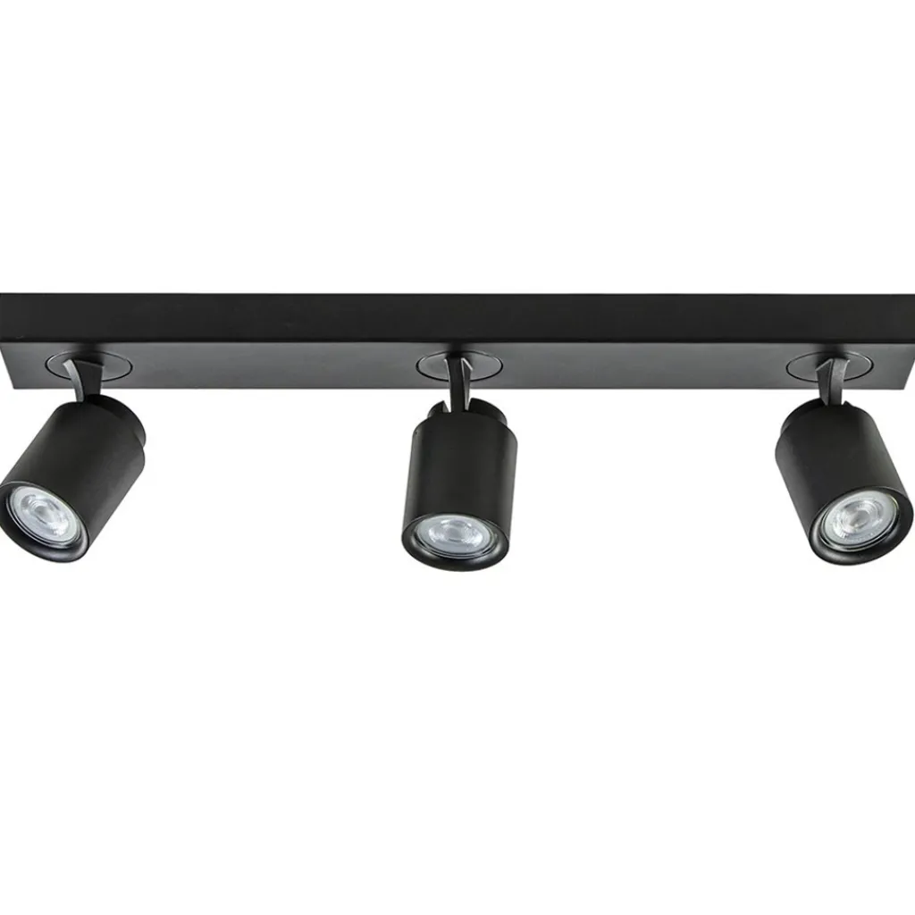 Plafondspot Razza 3L balk zwart gu10>Straluma Cheap