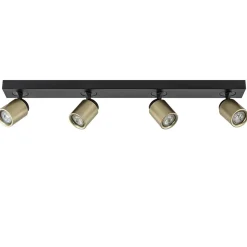 Plafondspot Razza 4L balk zwart/matgoud>Straluma Cheap
