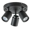 Plafondspot Razza 3l rond zwart gu10>Straluma Shop