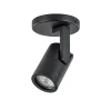 Plafondspot rond enkel zwart ex.gu10>Straluma Discount
