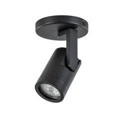 Plafondspot rond enkel zwart ex.gu10>Straluma Discount
