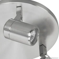 Plafondspot rond Rain 3-l nikkel IP44><noscript><img width=