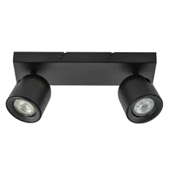 Plafondspot Solare 2l balk zwart>Straluma New