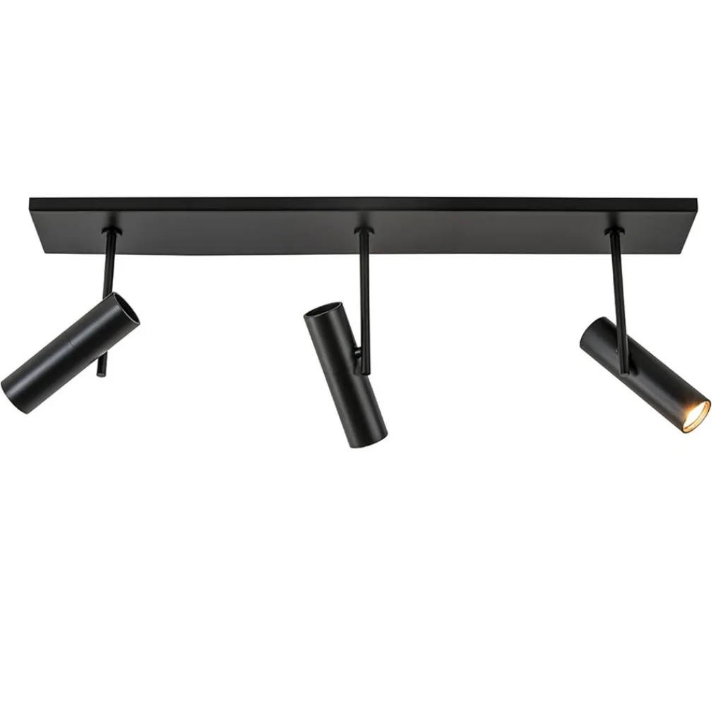 Plafondspot Trend 3L balk zwart gu10mini>Straluma Hot