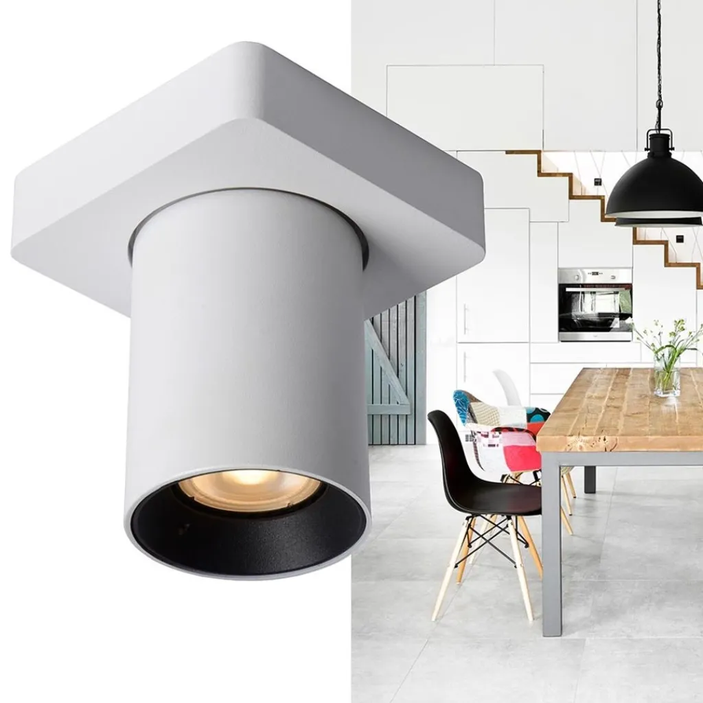 Plafondspot tube 1-L wit incl.gu10 dtw>Straluma Store
