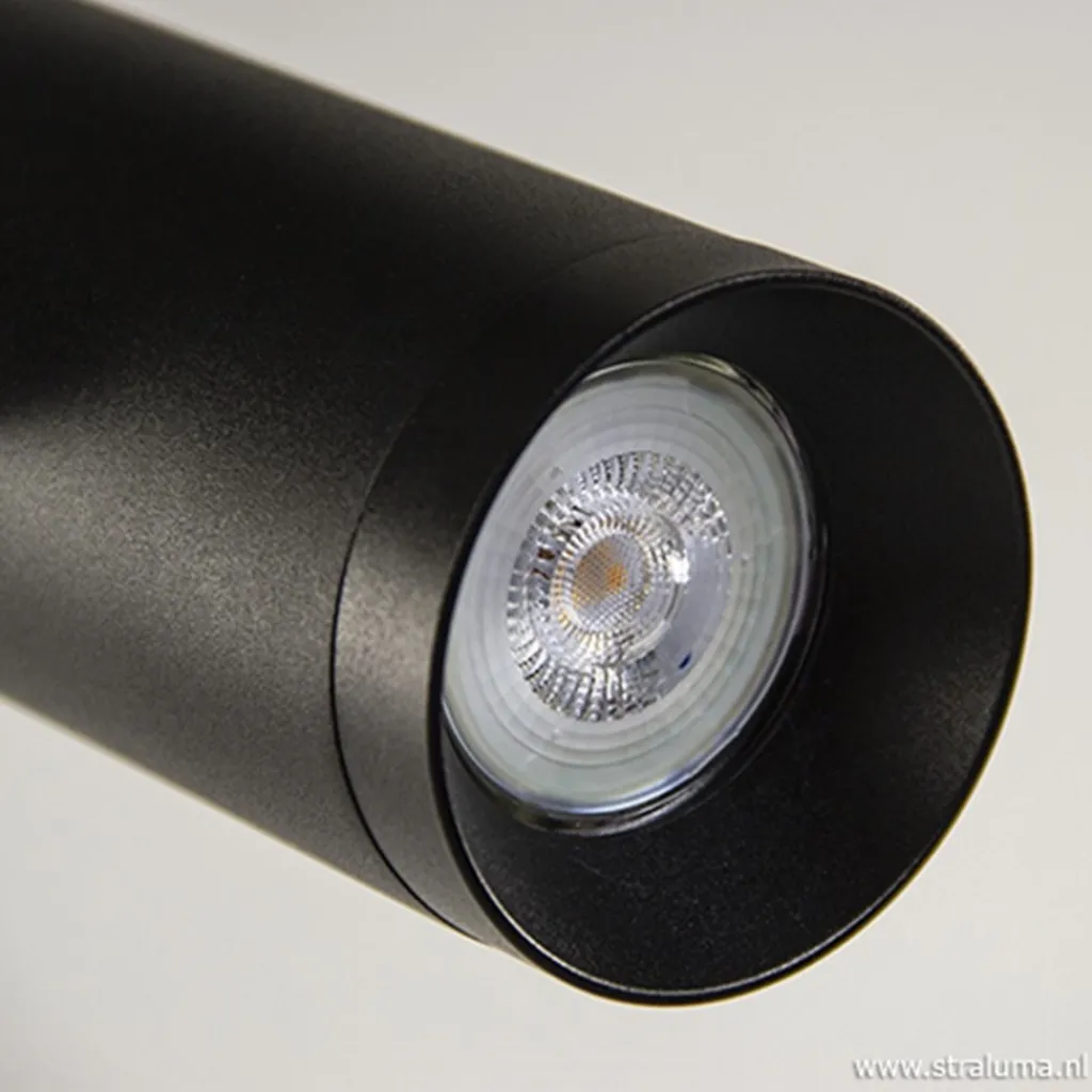 Plafondspot tube zwart verstelbaaar>Straluma Cheap