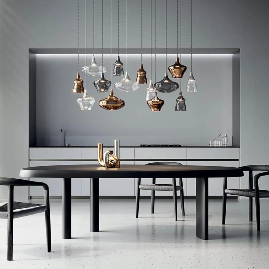 Retro design hanglamp smoke glas met LED>Straluma Best Sale