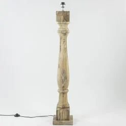Robuuste lampvoet Robbia hout exclusief kap>Straluma Outlet