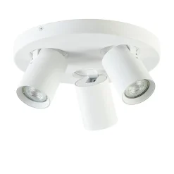 Ronde 3-lichts opbouwspot mat wit>Straluma Shop