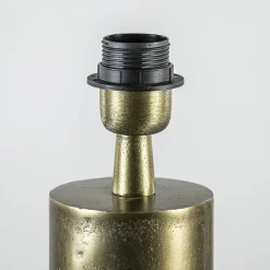 Ruw antiek bronzen lampvoet Savi exclusief kap>Straluma New