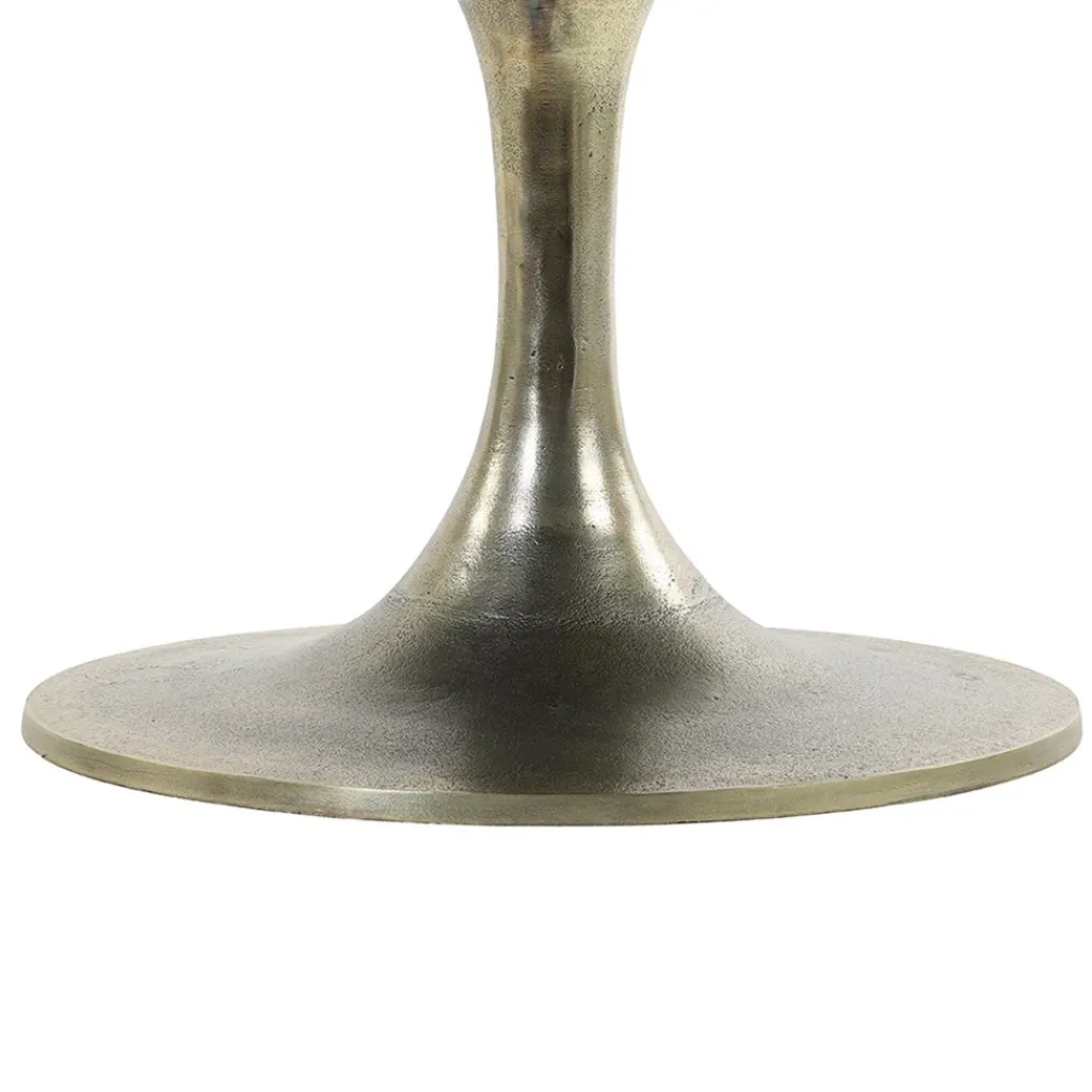 Salontafel Rickerd groen marmer met antiek bronzen poot>Straluma New