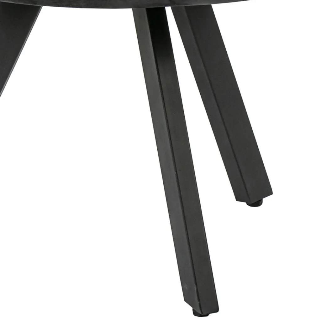 Salontafel rond hout zwart 60 cm>Straluma Clearance