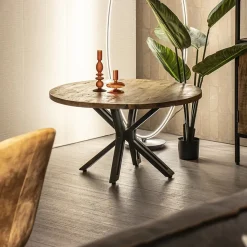 Salontafel Yana mangohout rond Ø80 cm><noscript><img width=