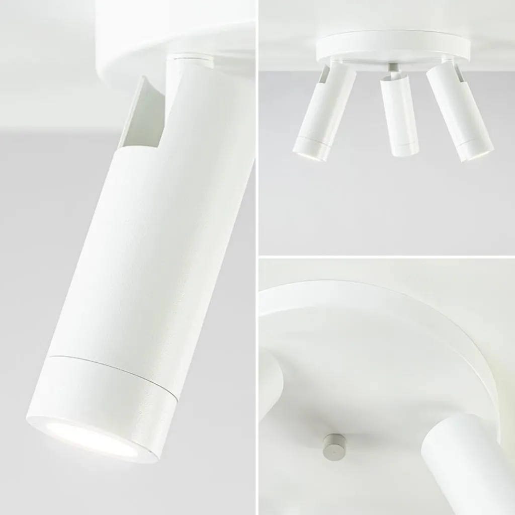 Scandinavische 3-lichts plafondspot mat wit/goud>Straluma Flash Sale