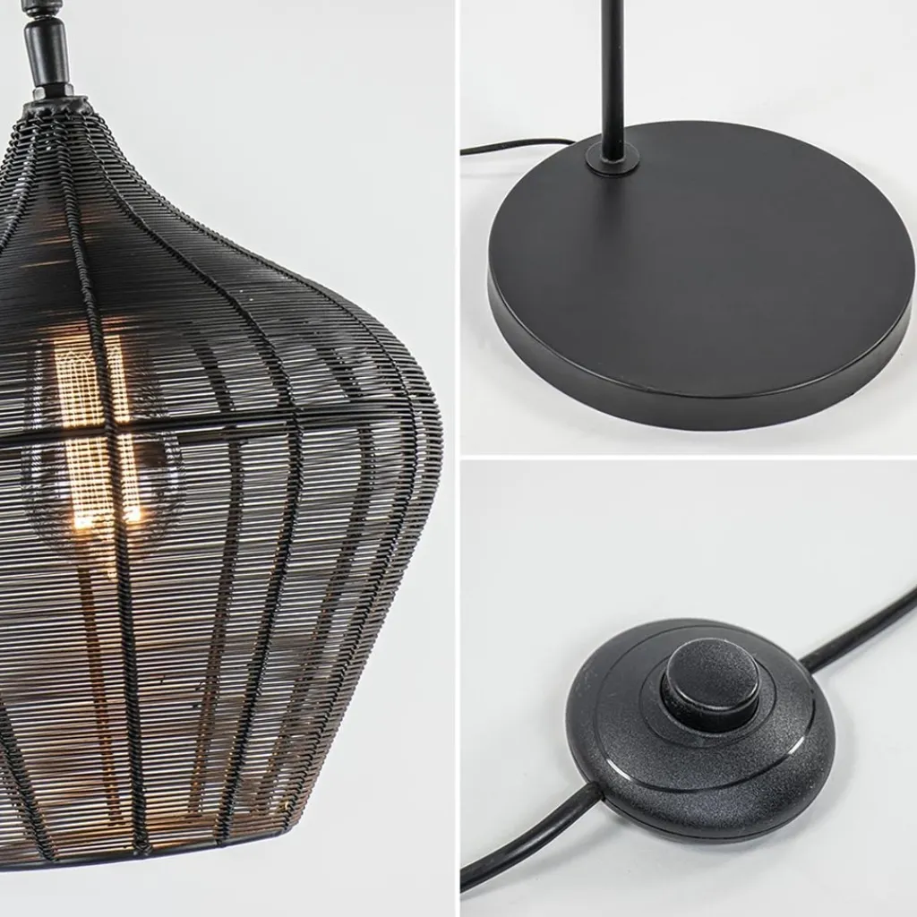 Scandinavische vloerlamp Alvaro mat zwart>Straluma Outlet