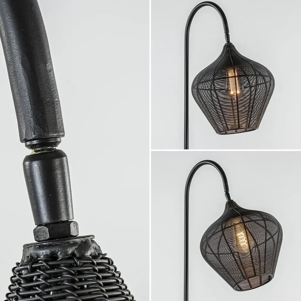 Scandinavische vloerlamp Alvaro mat zwart>Straluma Outlet