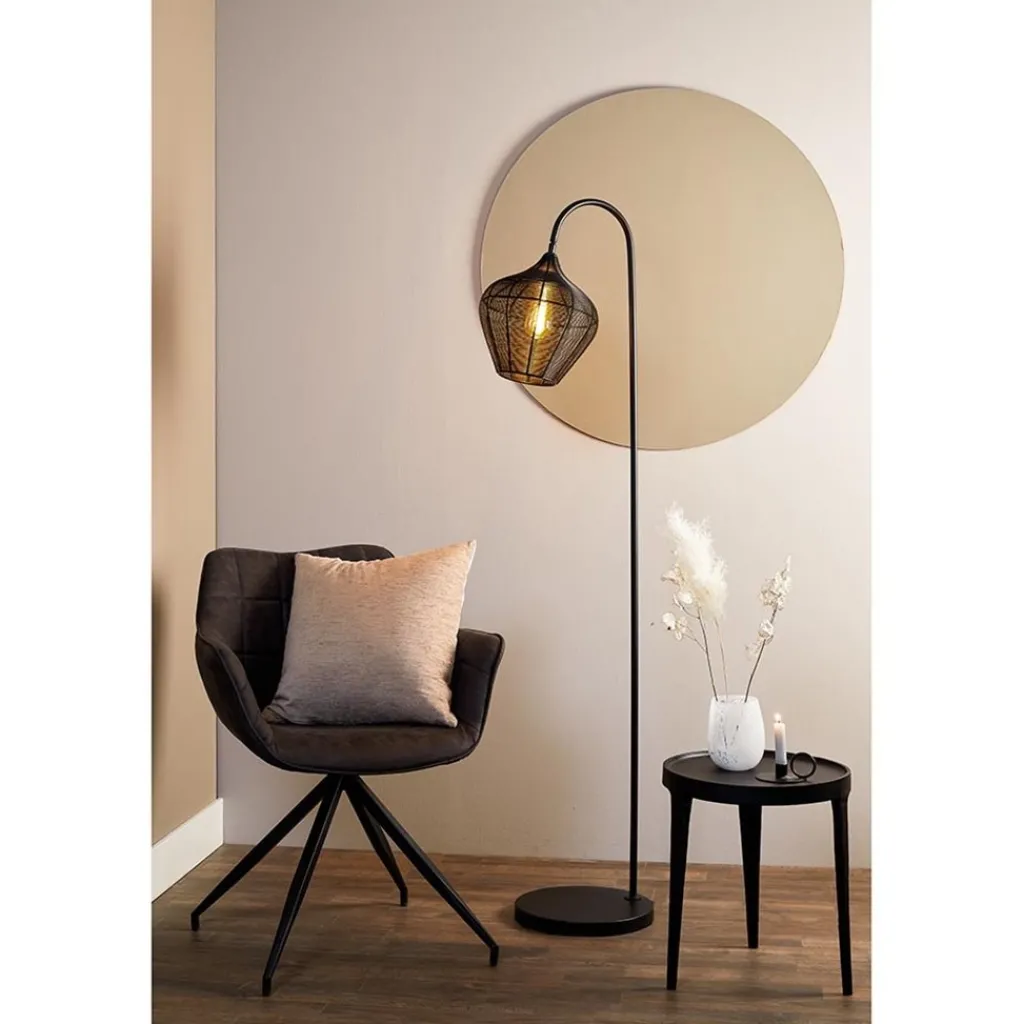 Scandinavische vloerlamp Alvaro mat zwart>Straluma Outlet