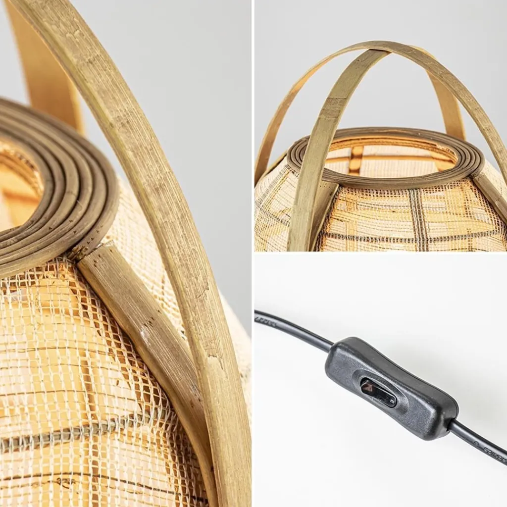 Sfeervolle tafellamp Jacinto naturel Light and Living>Straluma New