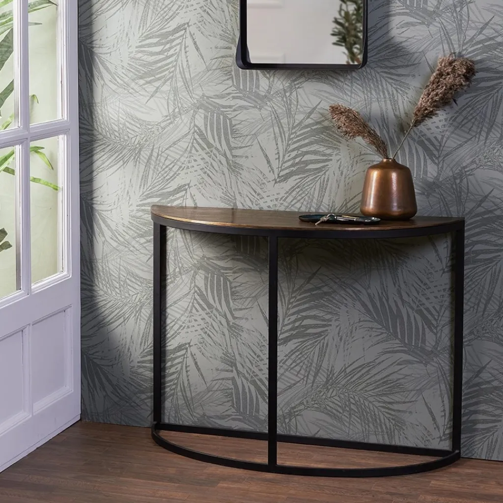 Sidetable Peto antiek brons met zwart 100x42x76 cm>Straluma Outlet