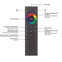 Smart plafondlamp wit met chroom IP44><noscript><img width=