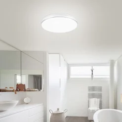 Smart plafondlamp wit met chroom IP44><noscript><img width=