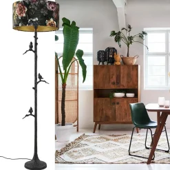 Staande lampvoet Branch zwart z/kap><noscript><img width=