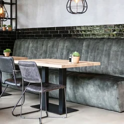 Stijlvolle eetkamerbank Maria antraciet><noscript><img width=